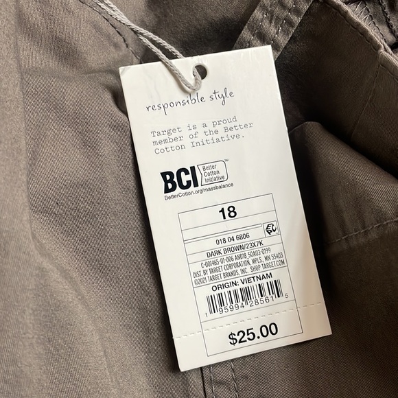 NWT Womens High-Rise Straight Leg Pants in Brown - A New Day - Picture 8 of 15